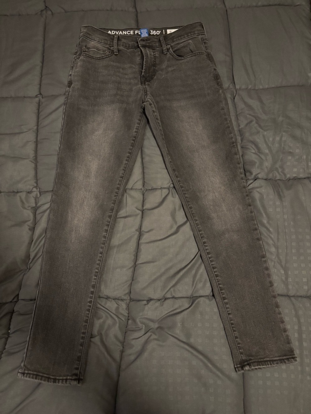 Grey Wash Skinny Jeans
